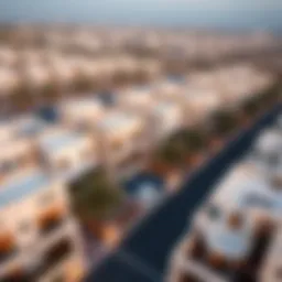 Aerial view of Al Hilal properties showcasing modern architecture