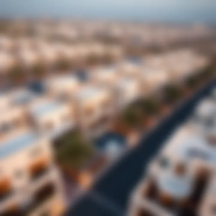 Aerial view of Al Hilal properties showcasing modern architecture