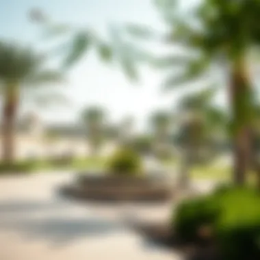 Community Park in Al Hudaiba A serene park in Al Hudaiba providing a community space for residents