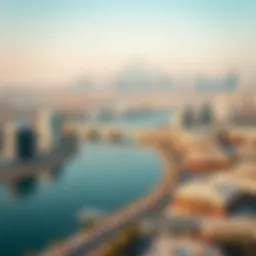 A panoramic view of Al Hudaiba showcasing its skyline