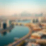 Panoramic View of Al Hudaiba A panoramic view of Al Hudaiba showcasing its skyline