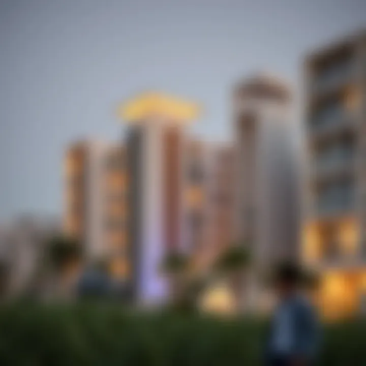 Modern Residential Architecture in Al Hudaiba Modern residential buildings highlighting the architectural diversity in Al Hudaiba