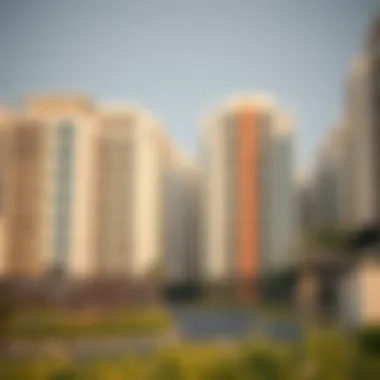 Modern Residential Buildings in Al Qusais Modern residential buildings in Al Qusais illustrating real estate opportunities