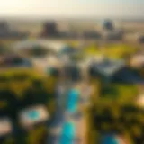 Aerial View of الريم سنترال بارك Stunning aerial view of الريم سنترال بارك showcasing its lush greenery and modern architecture.