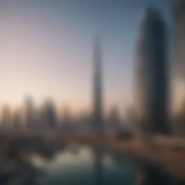 A stunning view of Dubai's skyline showcasing modern apartments