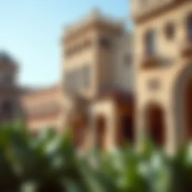 Historical Evolution of Dubai's Architecture Historical buildings representing the evolution of Dubai's architecture