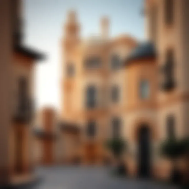 Unique Architectural Styles in Dubai's Neighborhoods Architectural details highlighting the unique styles of Dubai's neighborhoods