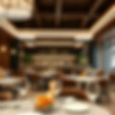 Culinary Delights at Awani Dubai Mall Elegant dining space with a variety of culinary options