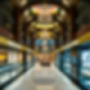 Diverse Retail Experience Inside Awani Dubai Mall Interior shopping area featuring diverse retail options