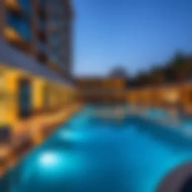 Amenities at Axis 5 Luxurious amenities at Axis 5 including pool and recreation areas