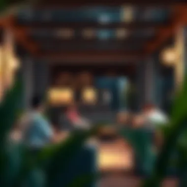 Community Living at Axis 5 Community living spaces within Axis 5 fostering social interactions