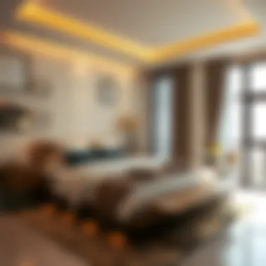 Cozy Bedroom Features in Baniya A cozy bedroom in Baniya highlighting room features