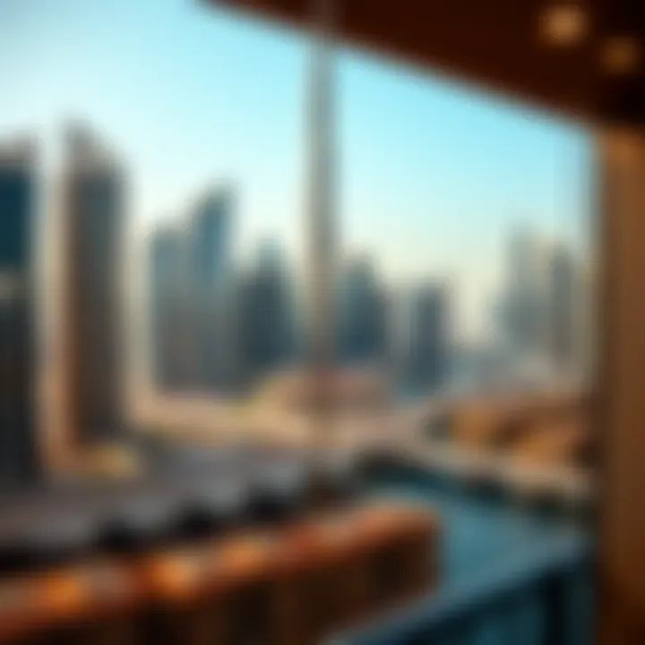 Skyline of Dubai showcasing leading real estate developments