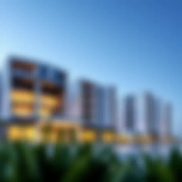 Architectural Excellence at Blue Waters Bay Modern architectural marvels at Blue Waters Bay highlighting luxurious residential options