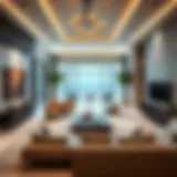 Luxurious holiday home interior showcasing modern design