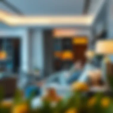 Traveler enjoying a comfortable stay in a Blueground rental