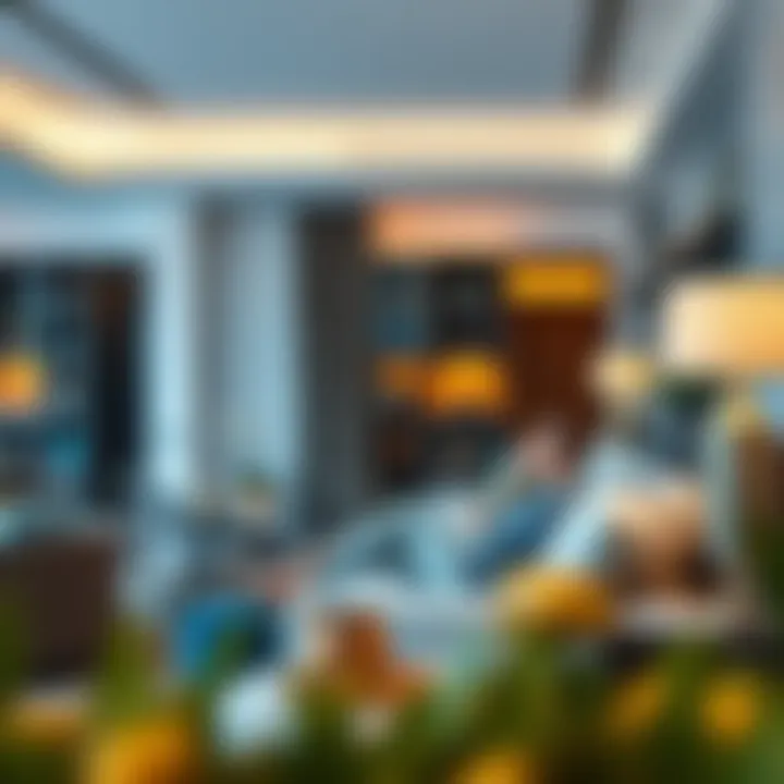 Traveler enjoying a comfortable stay in a Blueground rental