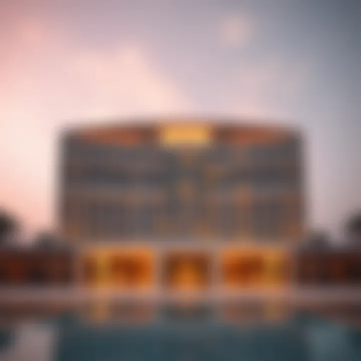 Stunning architectural view of برج بن كامل showcasing its modern design