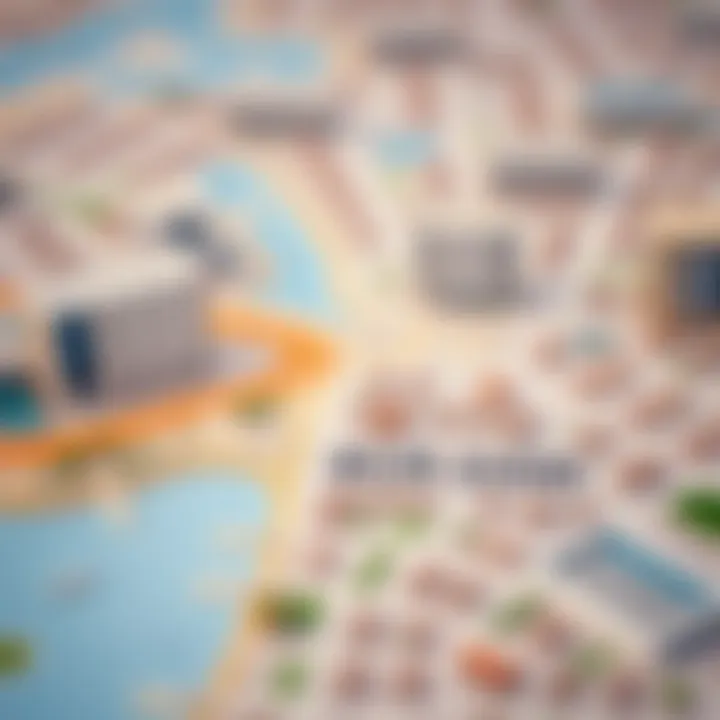 Map of Bur Dubai's Prime Locations Map showcasing Bur Dubai's prime locations