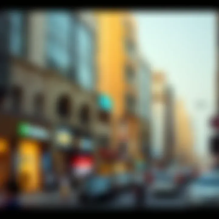 Vibrant Street View of Bur Dubai Vibrant street view of Bur Dubai