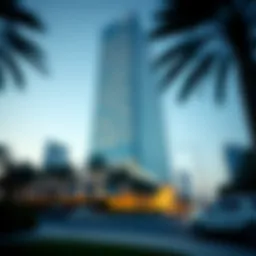 Exterior view of Concord Tower showcasing its modern architecture