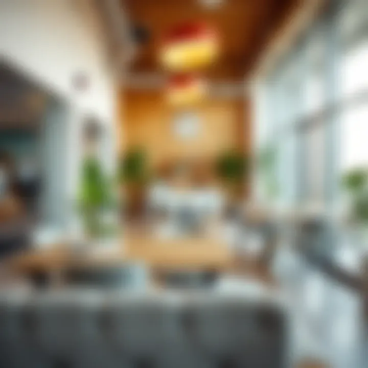 Creative Interiors for Collaboration Collaborative environment in a coworking space with creative interiors