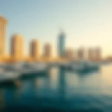 Dubai Marina: Where Luxury Meets Serenity The vibrant atmosphere of the Dubai Marina with luxury yachts