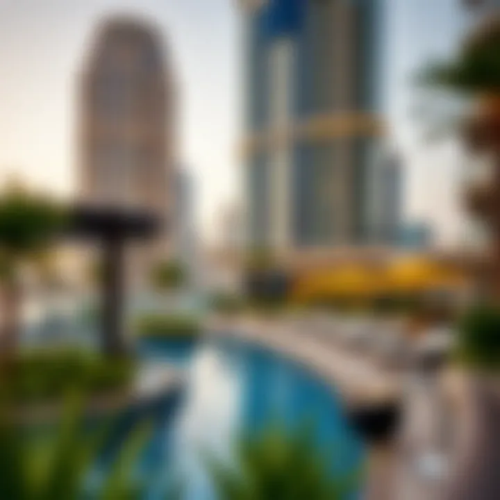 Luxurious lifestyle amenities around Dubai Marina Tower