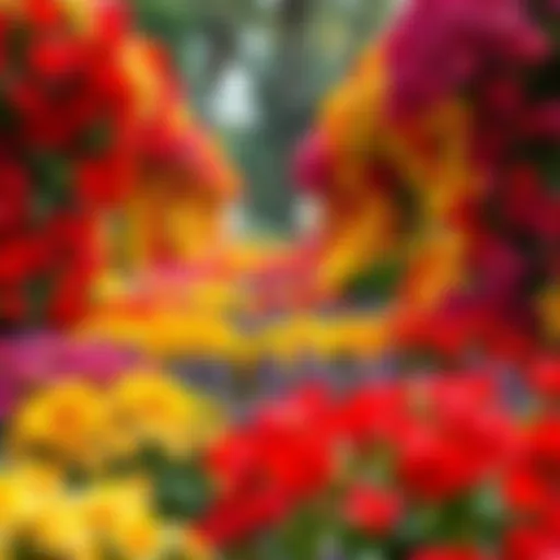 A Tapestry of Flowers Vibrant floral patterns at Dubai Miracle Garden
