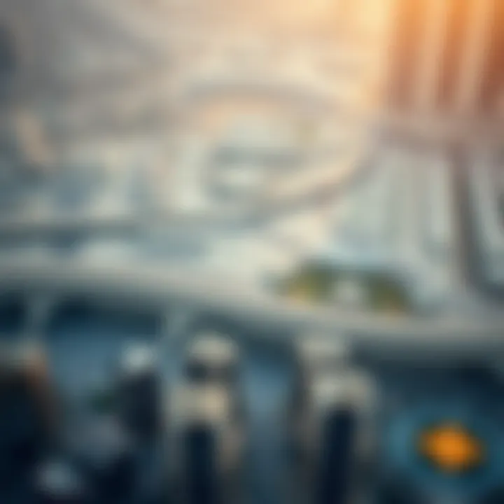 Aerial view of Dubai South showcasing urban planning