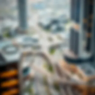 Modern infrastructure layout of Dubai South