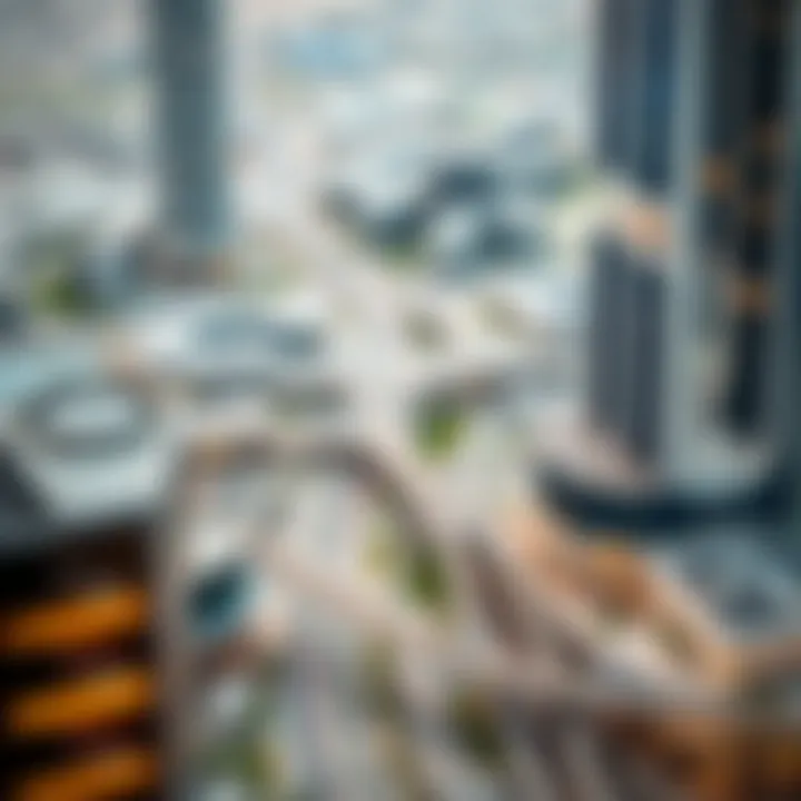 Modern infrastructure layout of Dubai South