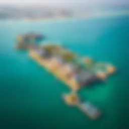 Aerial view of Emaar Lagoons showcasing the stunning waterfront properties