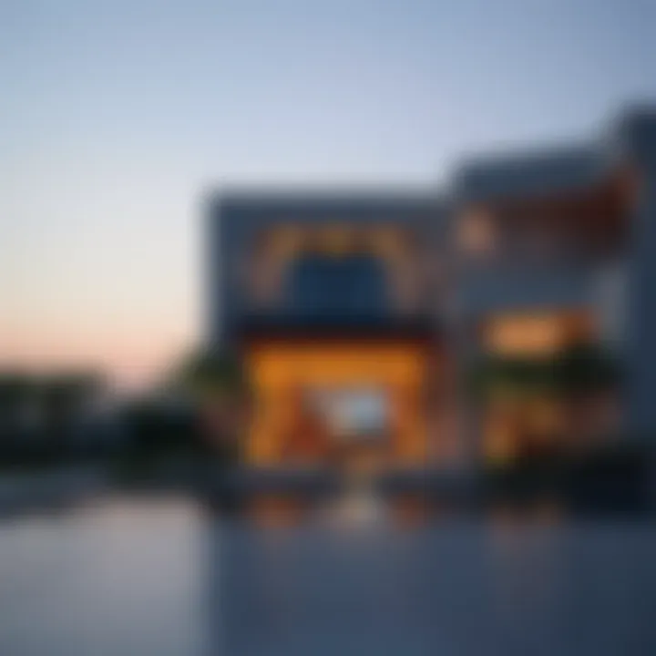 Architectural Marvel of a Villa Architectural marvel of a luxury villa at Emaar Lagoons