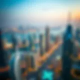 Aerial view of Dubai's skyline showcasing luxury developments
