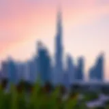 Stunning skyline of Dubai showcasing modern architecture