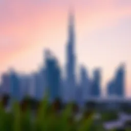 Stunning skyline of Dubai showcasing modern architecture