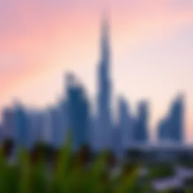 Stunning skyline of Dubai showcasing modern architecture