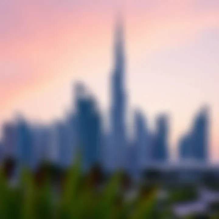 Stunning skyline of Dubai showcasing modern architecture