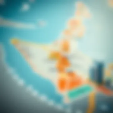 Economic Map of جبل علي Map highlighting key economic areas within جبل علي.