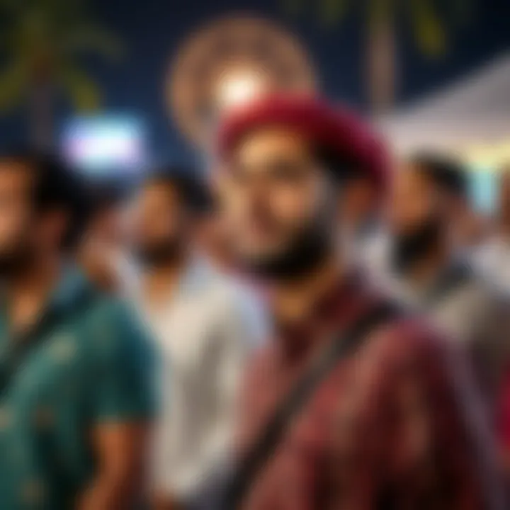 Cultural events taking place at Jaddaf Park gathering diverse audiences