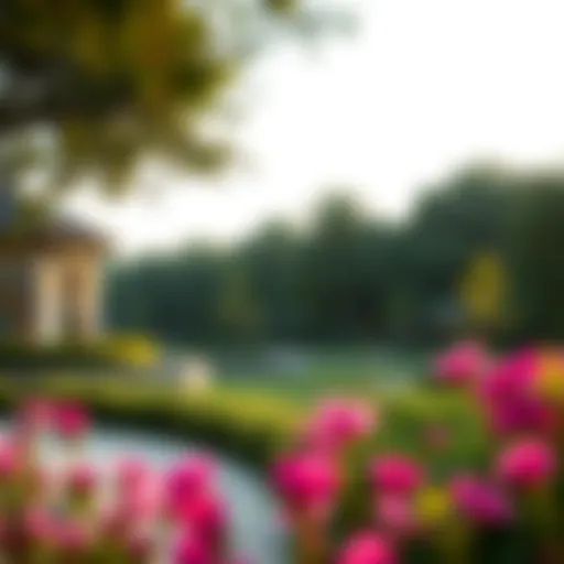 Lush Greenery of Jaddaf Park A serene view of Jaddaf Park showcasing its lush greenery