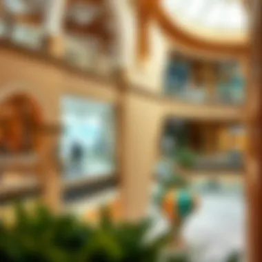 Architectural Features of Kaya Al Wahda Mall Architectural details that reflect the mall's unique design philosophy