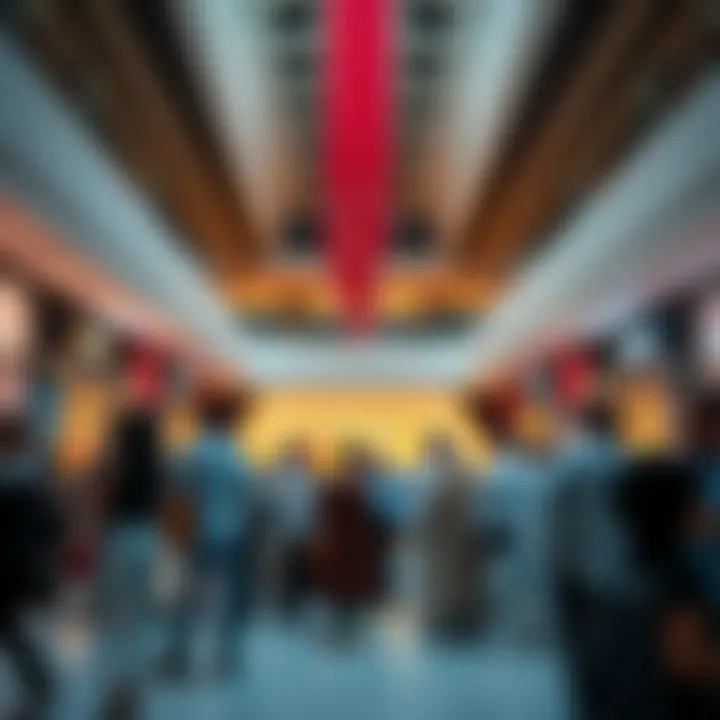 Community Gathering at Kaya Al Wahda Mall A community event taking place in the mall's spacious atrium