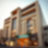 Architectural Marvel of Lulu Souk Warsan The striking exterior of Lulu Souk Warsan showcasing modern architectural design.