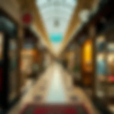 Diverse Retail Offerings at Lulu Souk Warsan A vibrant retail space within Lulu Souk Warsan filled with diverse shops.