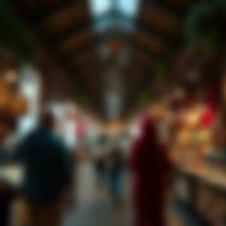 Immersive Shopping Experience at Lulu Souk Warsan Visitors enjoying their shopping experience at Lulu Souk Warsan.