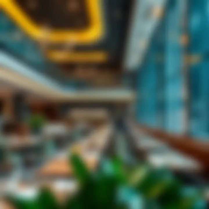 Elegant dining area with a variety of culinary options.