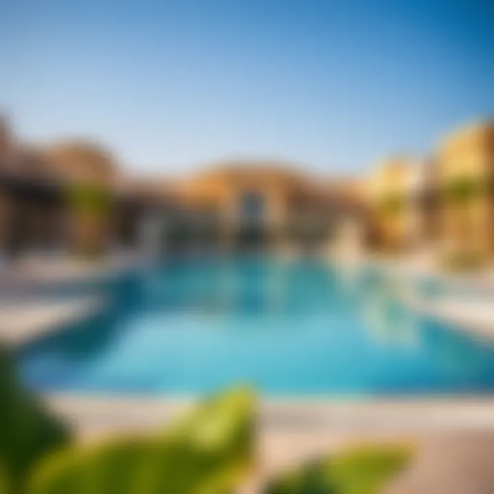 Recreational Amenities in Rashidiya Villas Amenities including a community pool and recreational areas