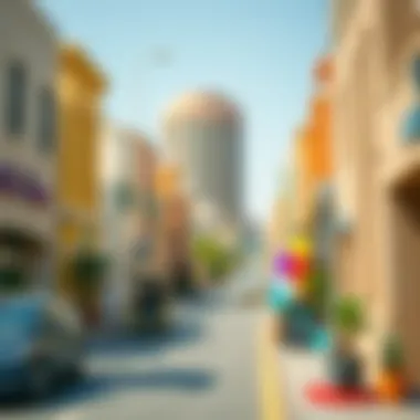 Vibrant street view of Al Nahda